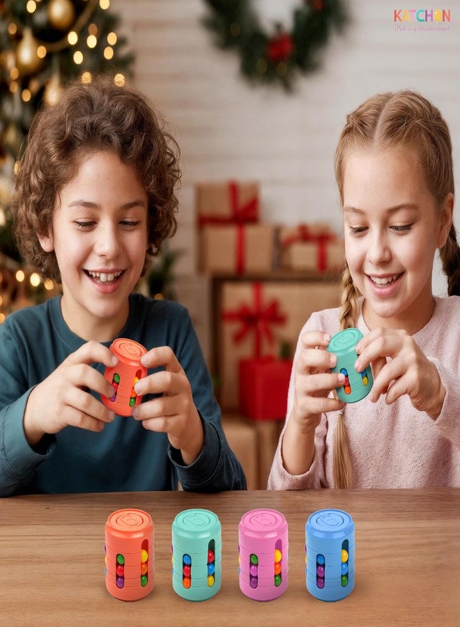 KatchOn, Rotating Fidget Toys - Pack of 12 | Magic Bean Puzzle Cube and Fidget Spinners for Kids, Adults | Fidget Toys Bulk, Classroom Prizes,Goodie Bag Stuffers, Birthday Party Favors for Kids 8-12 - Image 5